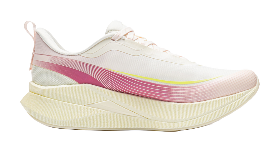 Li Ning Red Hare 9 PRO Fabric Abrasion Resistant Lightweight Slip Resistant Low top Casual Running Shoes Womens Pink