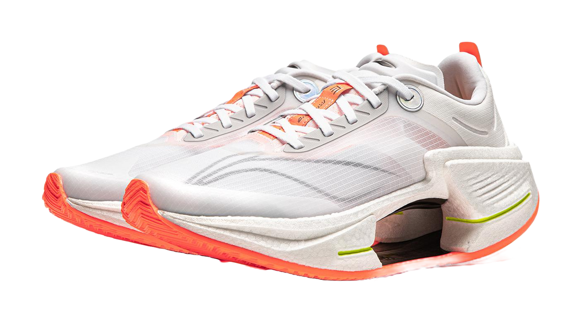 Li Ning Shadow 3 Essential Cushioning Support Rebound Low top Casual Running Shoes Mens Standard White  VJsneaker