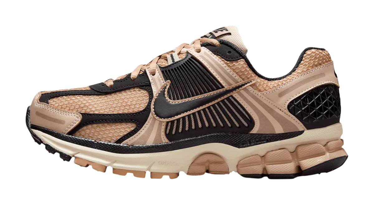 Nike Vomero 5 Slip Resistant Abrasion Resistant Low top Casual Running Shoes Womens Beige Black  VJSNEAKER