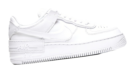 Nike Air Force 1 Shadow Triple White Womens  vjsneaker.com
