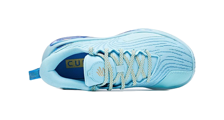 Under Armour Curry 12 Anti Slip Wear Resistant Low Top Childrens Basketball Shoes Blue Unisex  VJSNEAKER