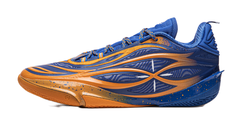 Li Ning Wade 808 5Ultra V2 Basketball Shoes Mens Low top Blue Orange  VJSNEAKER