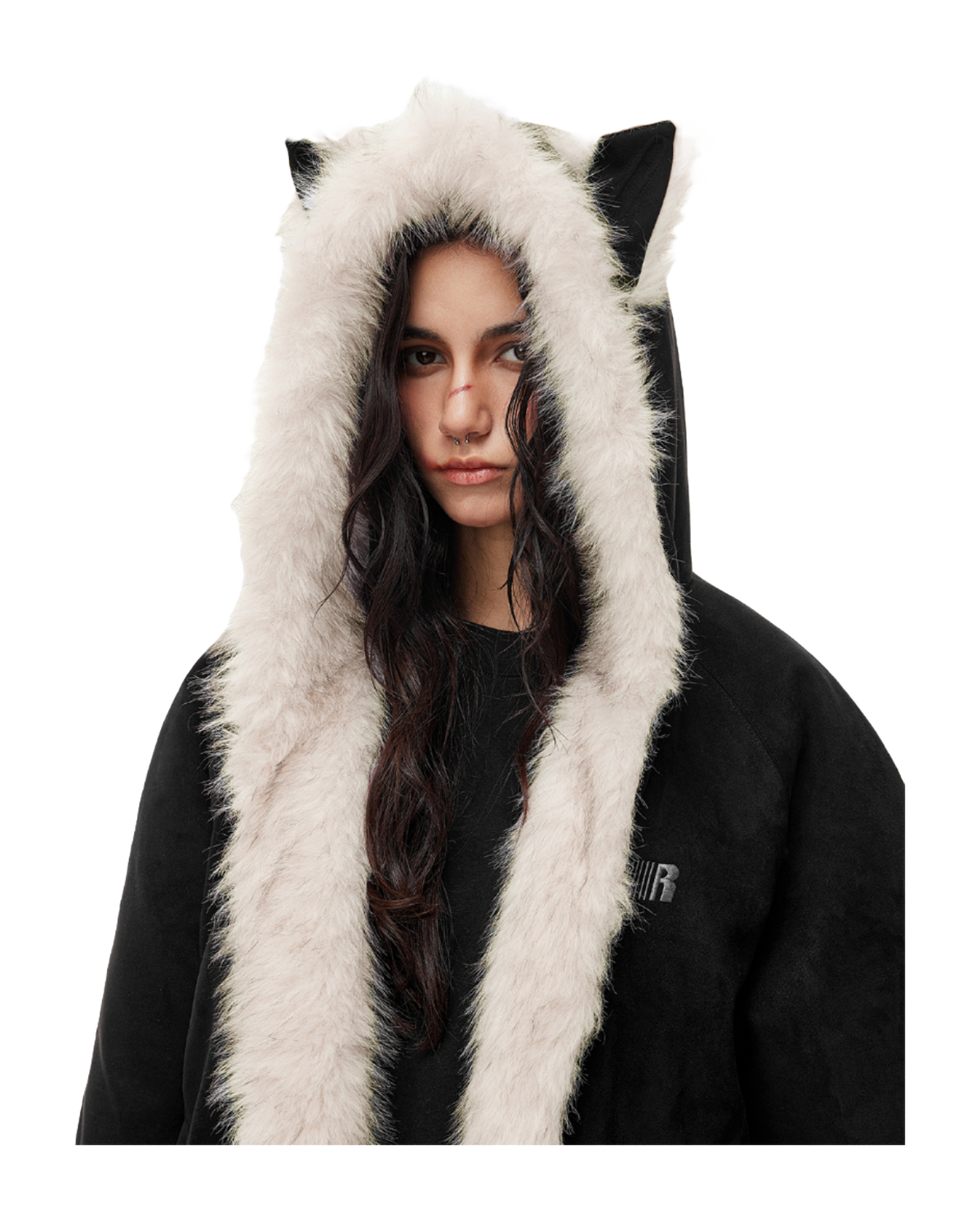 FDR Puffer Jackets Unisex Fur Collar Moderate  vjsneaker.com