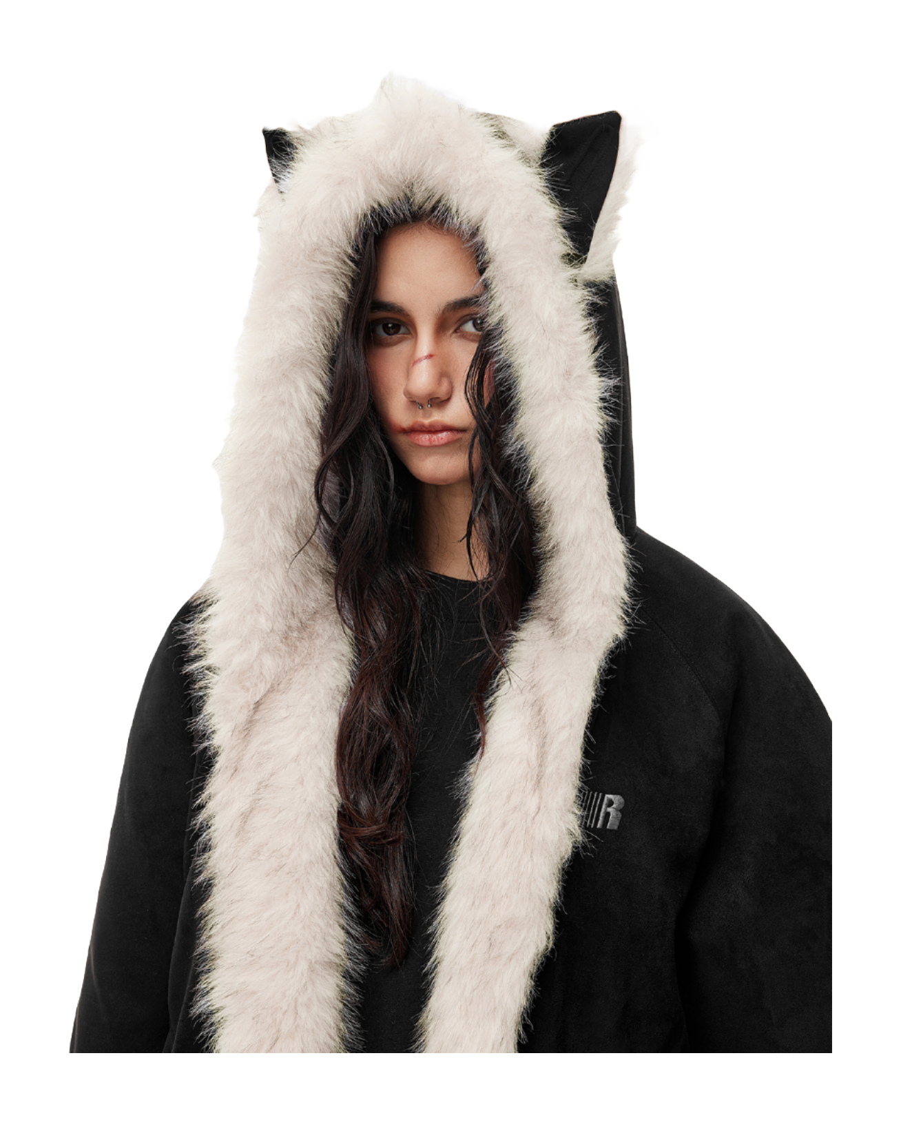 FDR Puffer Jackets Unisex Fur Collar Moderate  vjsneaker.com