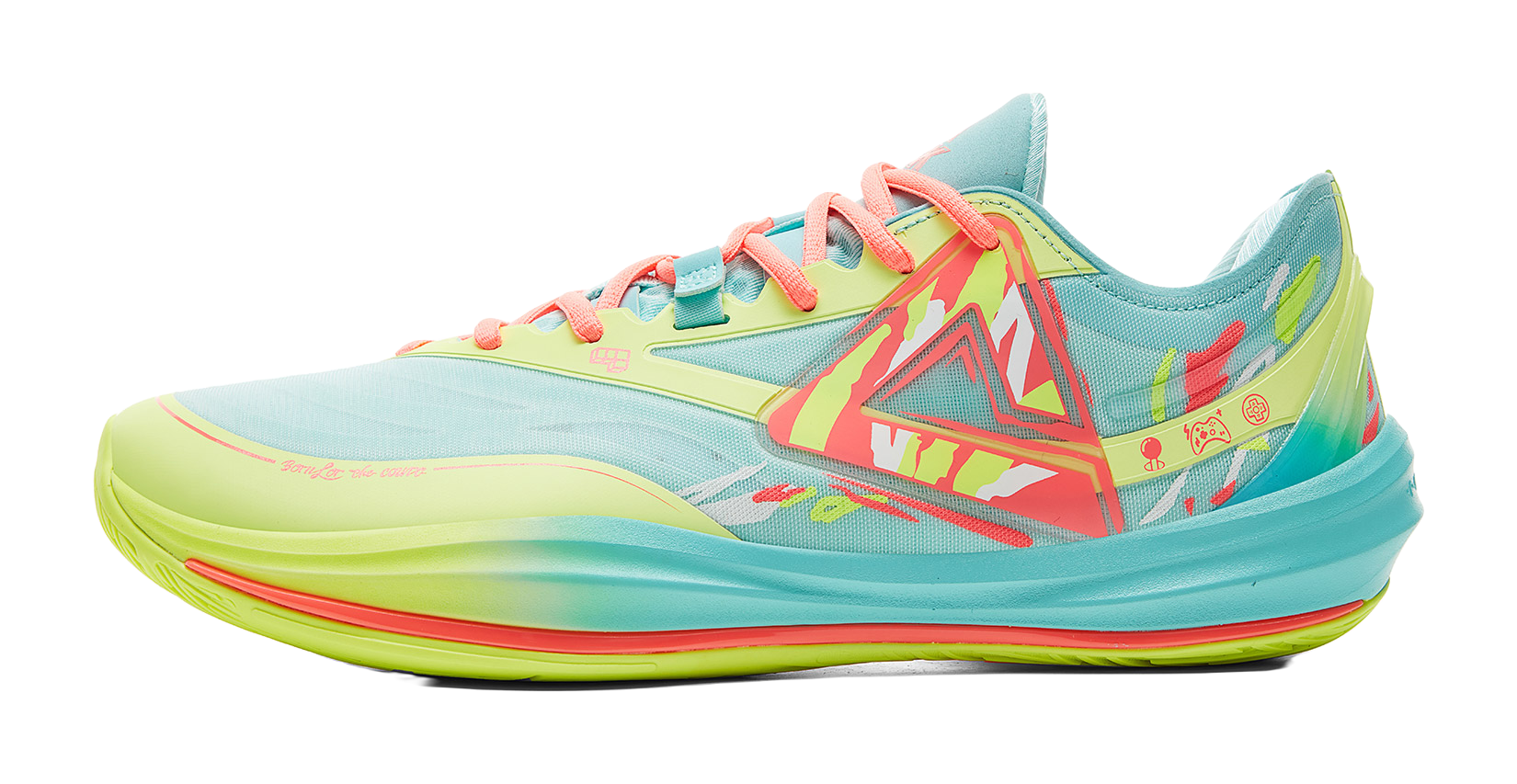 PEAK Lightness 3.0 Cushioning And Breathable Low top Basketball Shoes Mens Ice Blue  VJSNEAKER