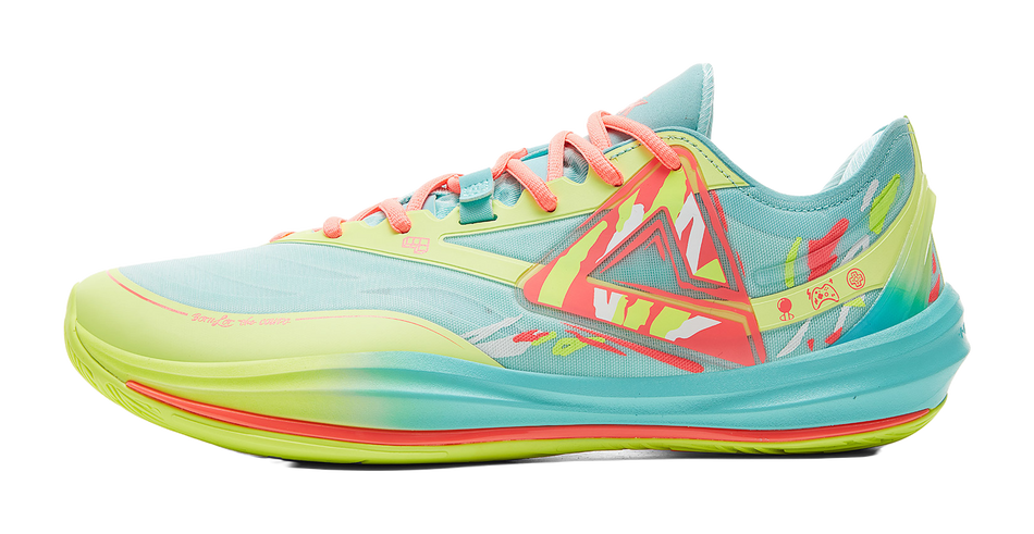 PEAK Lightness 3.0 Cushioning And Breathable Low top Basketball Shoes Mens Ice Blue  VJSNEAKER