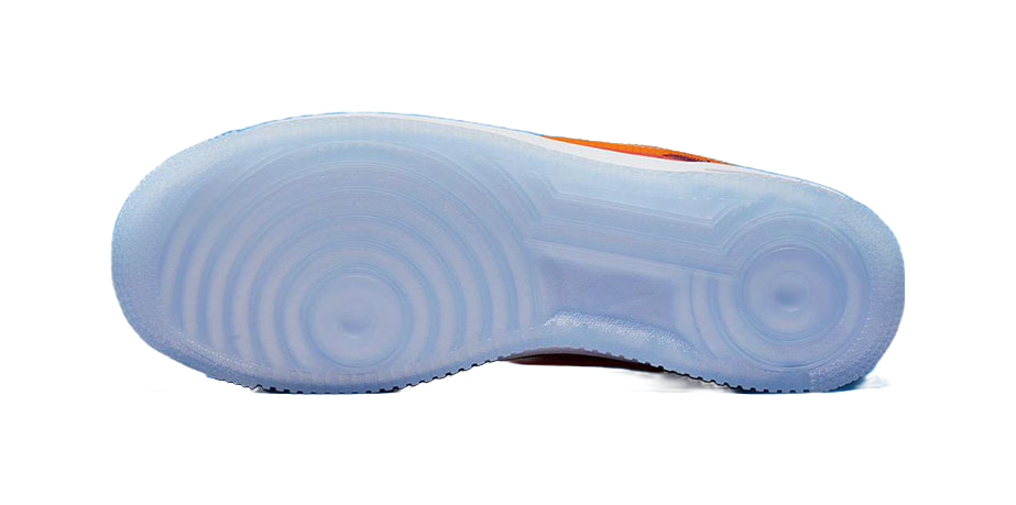 Nike X Undefeated Air Force 1 Low Total Orange  vjsneaker.com