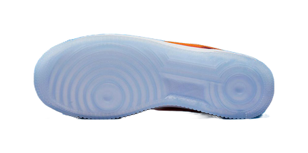 Nike X Undefeated Air Force 1 Low Total Orange  vjsneaker.com