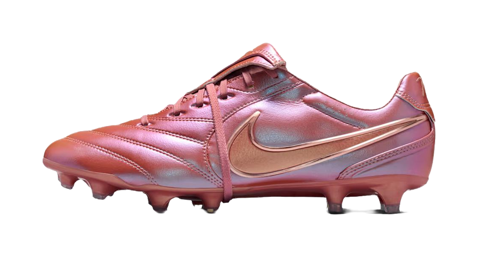Nike Tiempo Ligera Soccer Shoes Unisex Metal Red Copper  vjsneaker.com