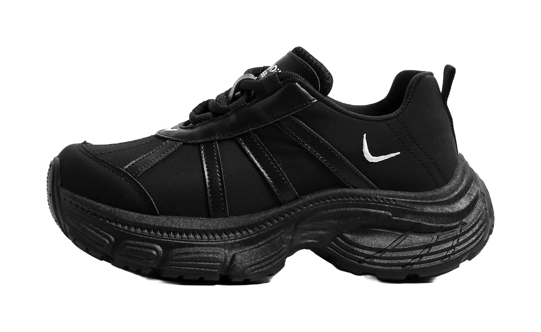 HUANQIU Abrasion Resistant Lightweight Slip Resistant Low top Chunky Sneakers Women's 