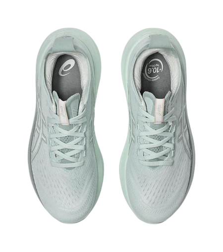 ASICS Gel Nimbus 27 Pure Aqua White Womens  vjsneaker.com