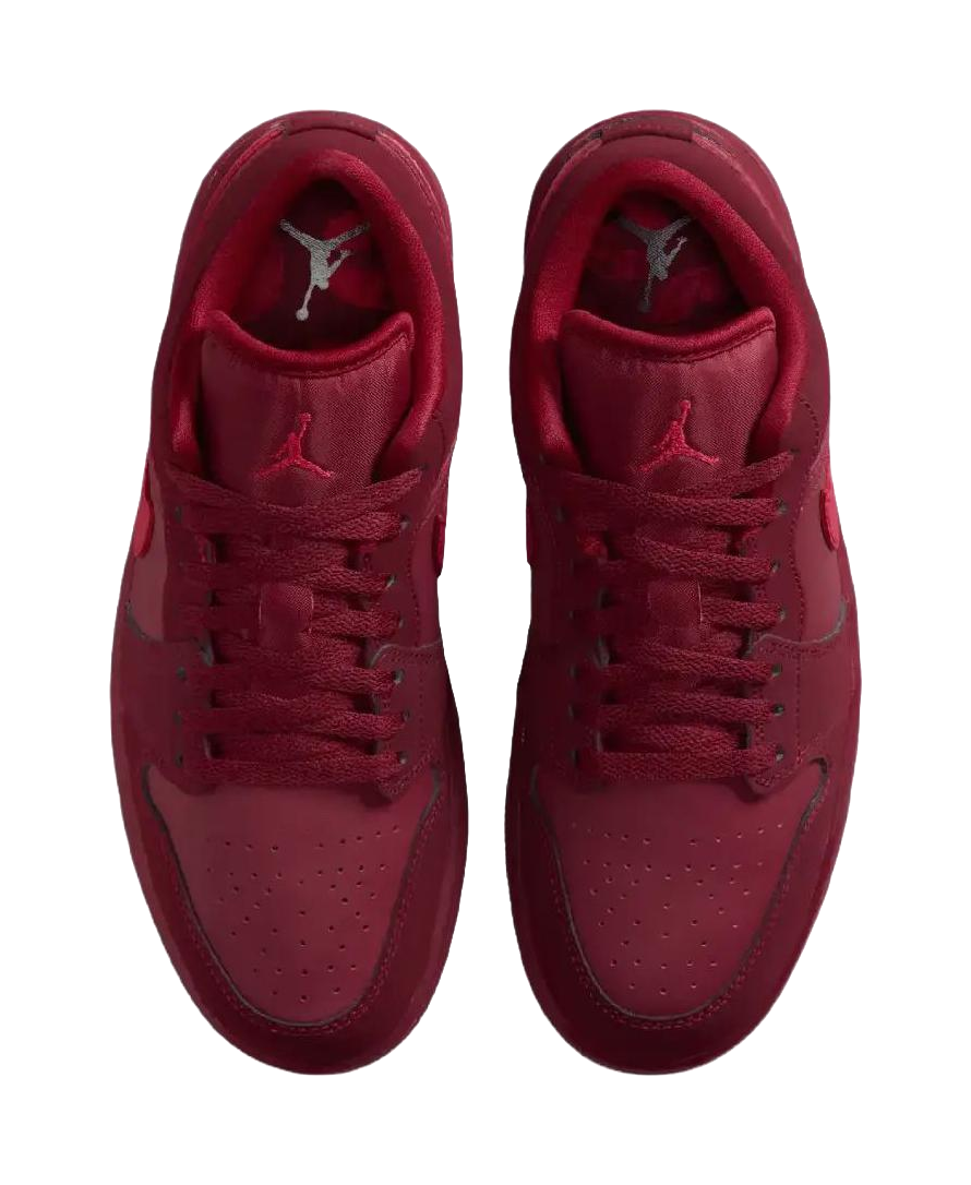 Jordan Air Jordan 1 Low top Vintage Basketball Shoes Womens Red  vjsneaker.com