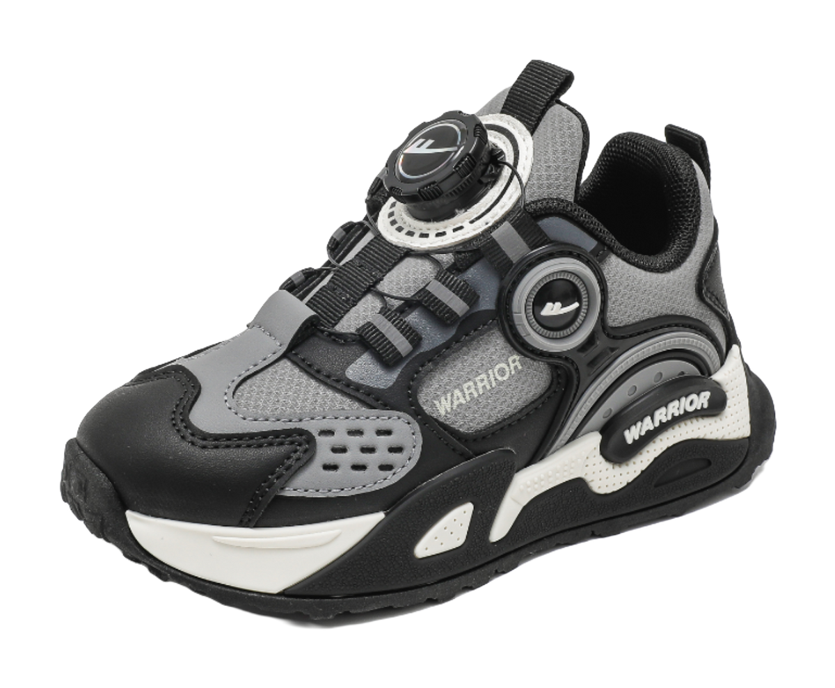 Warrior Warrior Boys' Sports Shoes Synthetic Leather Comfortable, Versatile, Lightweight, Shock Absorbed, Low cut Girls' Casual Shoes for Children  VJSNEAKER