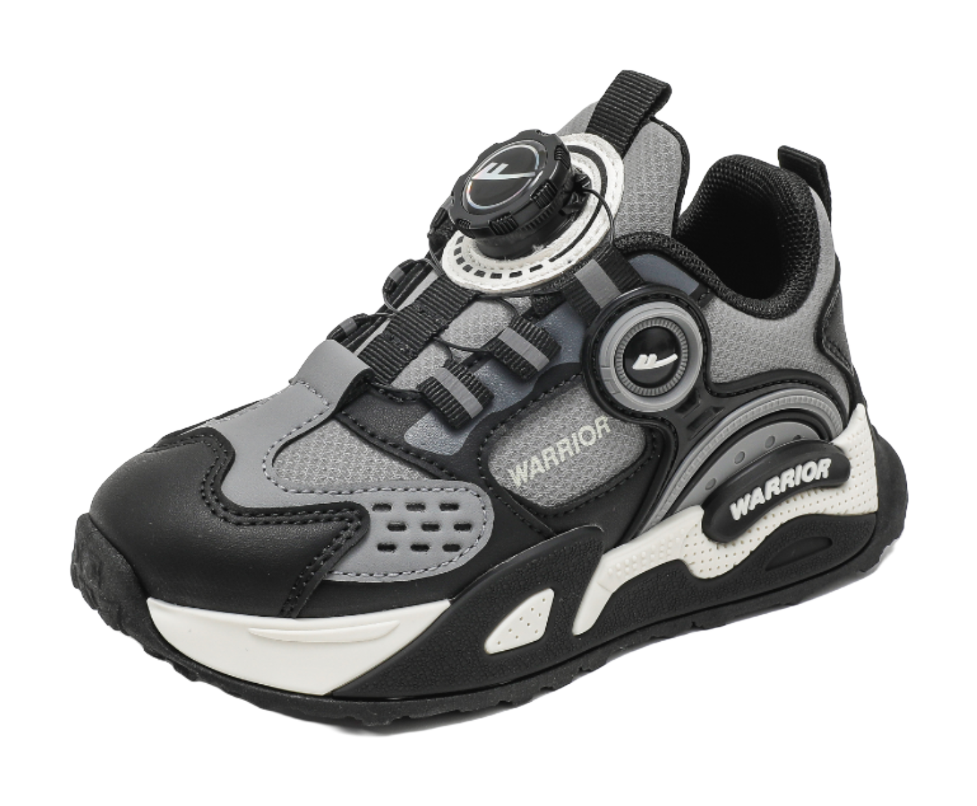 Warrior Warrior Boys' Sports Shoes Synthetic Leather Comfortable, Versatile, Lightweight, Shock Absorbed, Low cut Girls' Casual Shoes for Children  VJSNEAKER