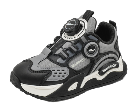 Warrior Warrior Boys' Sports Shoes Synthetic Leather Comfortable, Versatile, Lightweight, Shock Absorbed, Low cut Girls' Casual Shoes for Children  VJSNEAKER