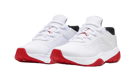 Jordan 11 CMFT Low White Varsity Red  vjsneaker.com