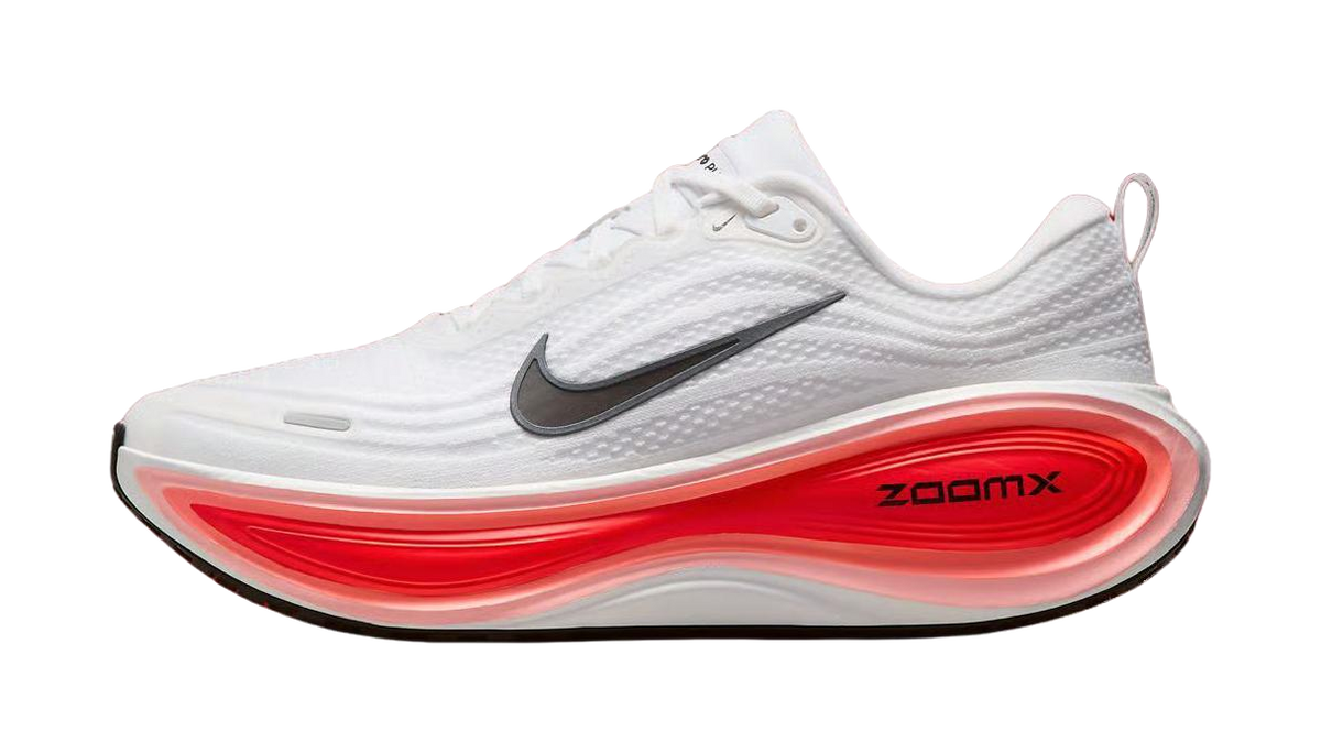 Nike Vomero Plus White Black Bright Crimson  vjsneaker.com