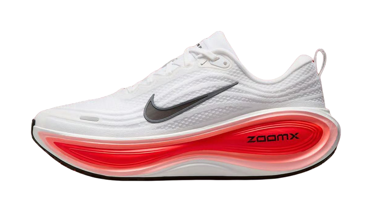 Nike Vomero Plus White Black Bright Crimson  vjsneaker.com