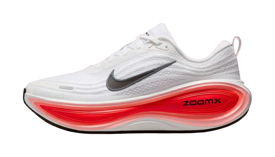 Nike Vomero Plus White Black Bright Crimson  vjsneaker.com