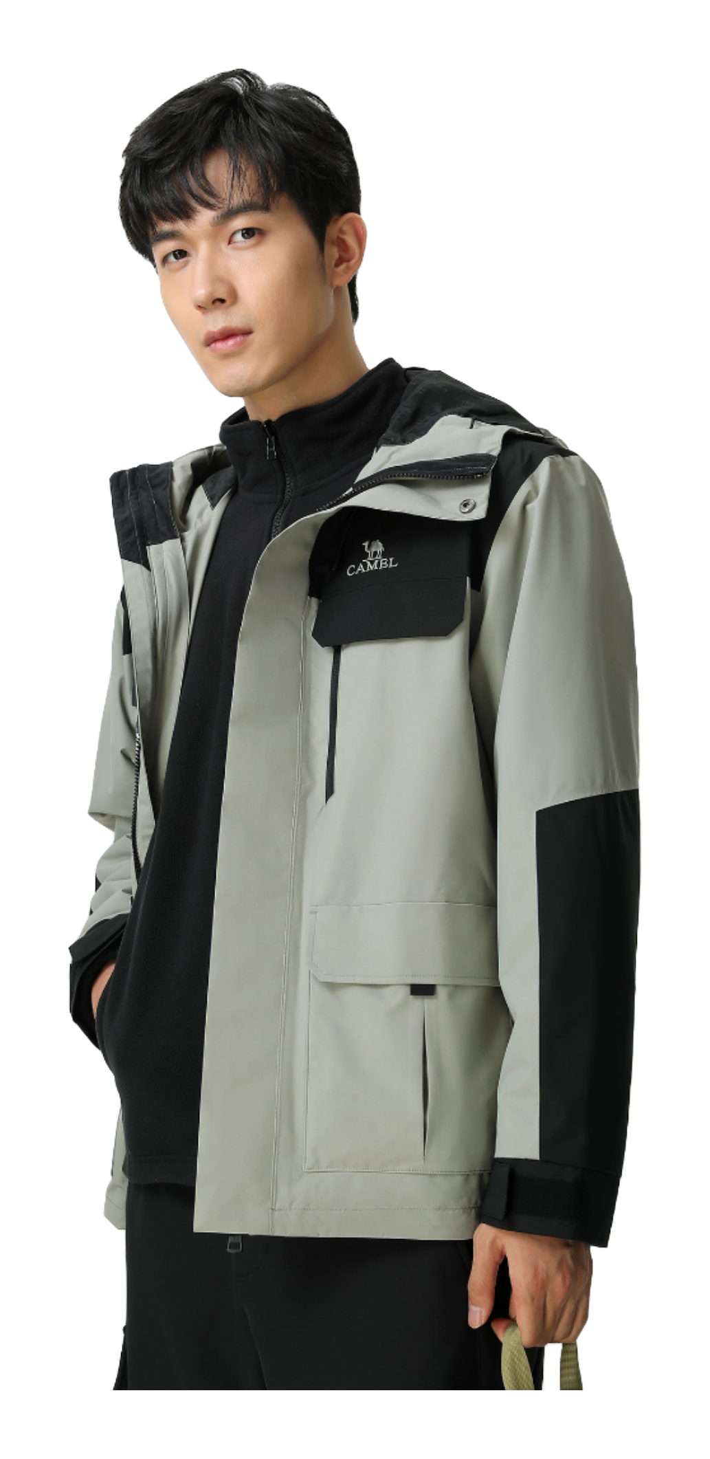 CAMEL All weather Windbreaker Jacket Unisex  vjsneaker.com