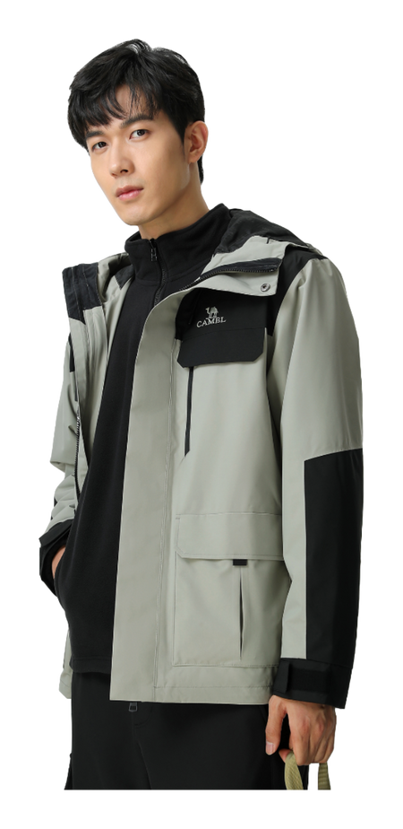 CAMEL All weather Windbreaker Jacket Unisex  vjsneaker.com