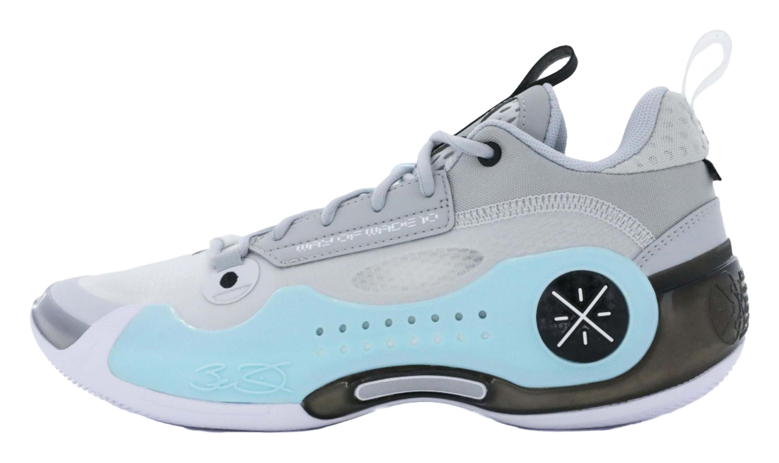 LiNing Non-slip Wear-resistant Shock Absorption Low-Top Basketball Shoes Mens Blue  VJSNEAKER