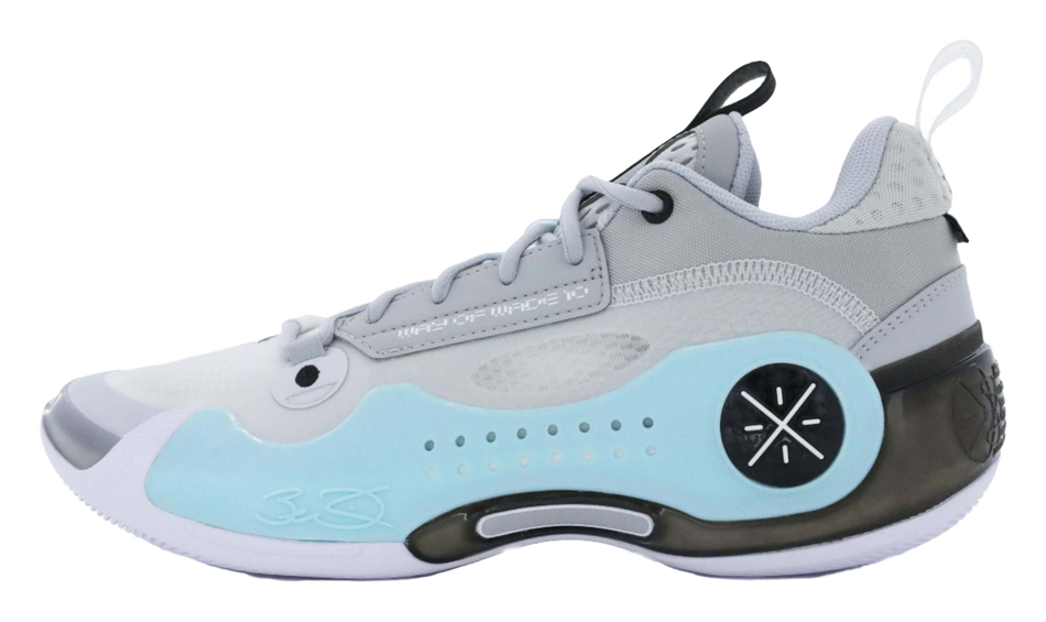 LiNing Non-slip Wear-resistant Shock Absorption Low-Top Basketball Shoes Mens Blue  VJSNEAKER