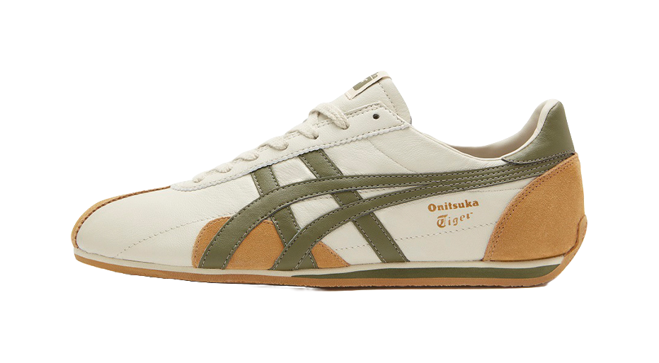 Asics Onitsuka Tiger Runspark Beige Olive Green Mustard Yellow  VJSNEAKER