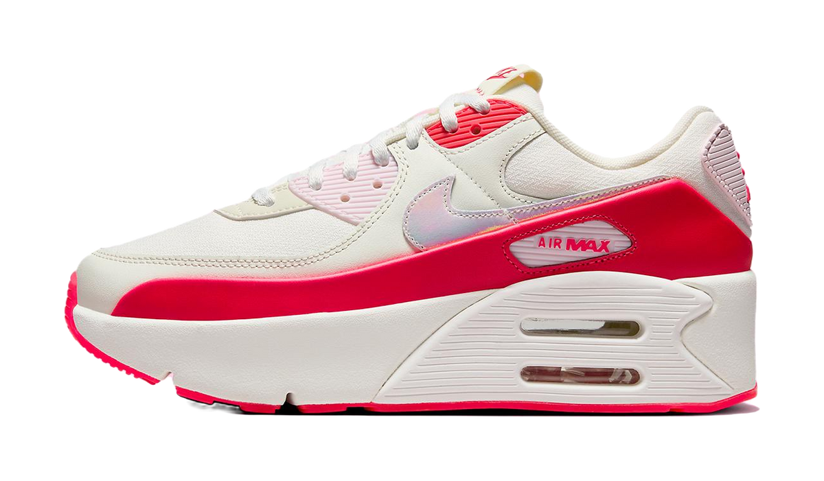 Nike Air Max 90 LV9 Sail Siren Red Womens  vjsneaker.com