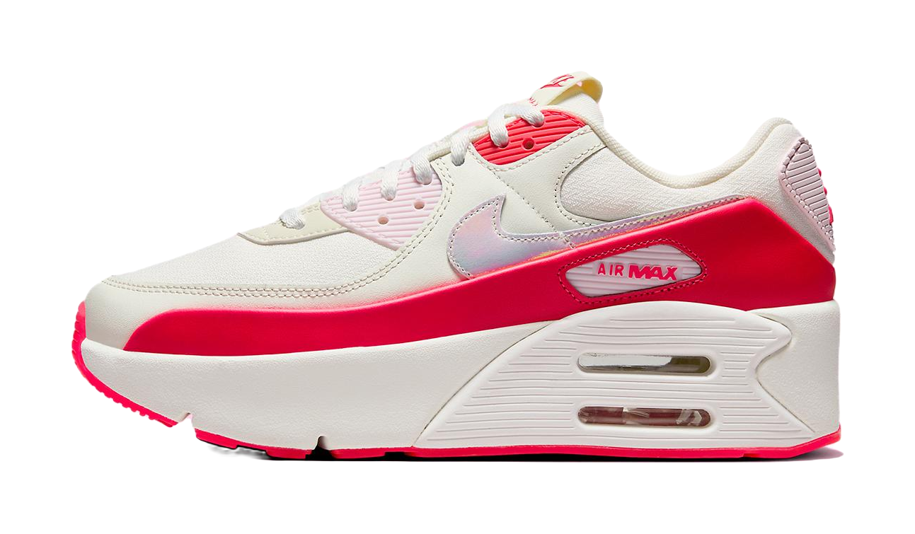 Nike Air Max 90 LV9 Sail Siren Red Womens  vjsneaker.com