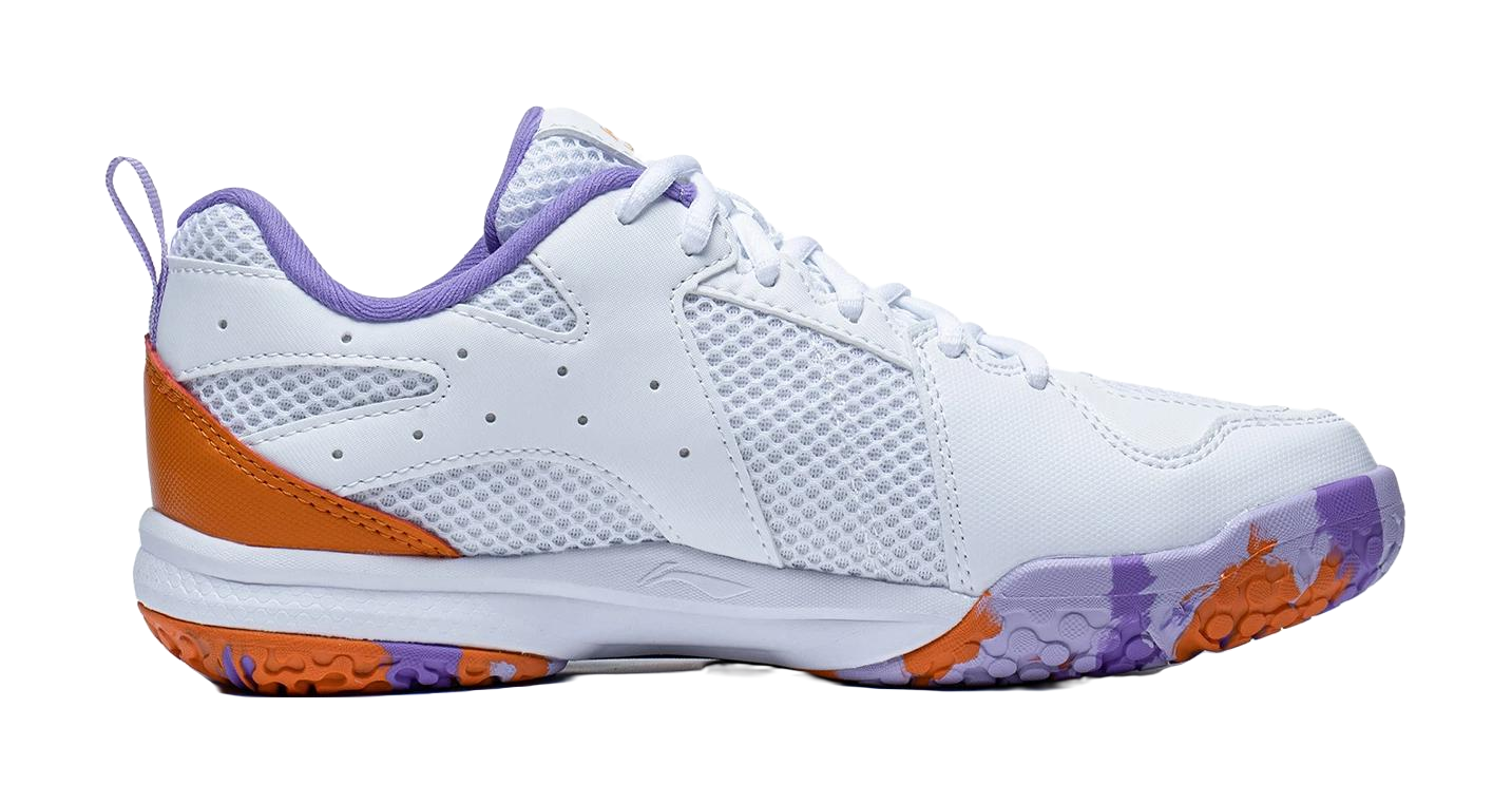 Li-Ning All-Around King Ace "White Purple" AYTP004-6 - Badminton Shoe Women