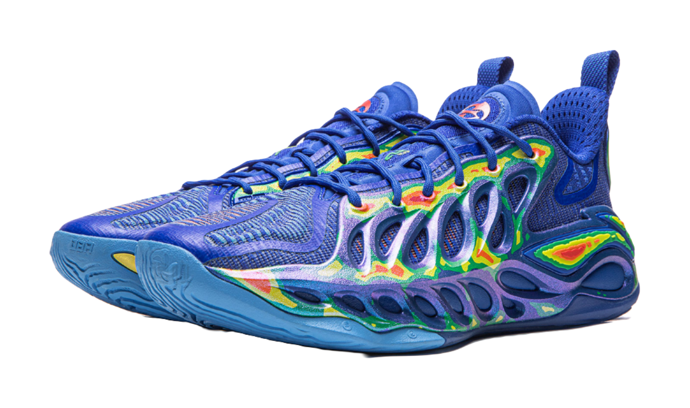 Li-Ning BadFive Sniper 2 Super "Species Invasion" ABFW013-8 - Outdoor Basketball Shoe Unisex Bright Blue