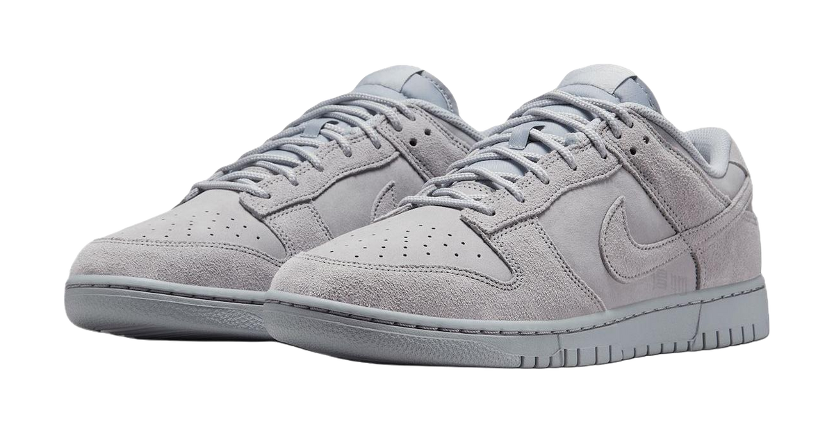 Nike Dunk Abrasion Resistant Low top Skateboard Shoes Unisex Gray  vjsneaker.com