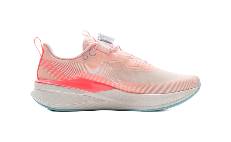 LINING YOUNG Running Red Hare 8 PRO Anti Slip Wear Resistant Low Top Kids' Running Shoes Fluorescent Light Powder 