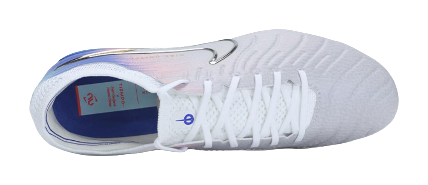 Nike Tiempo Legend 10 FG Firm Ground Slip Resistant, Abrasion Resistant, Breathable Soccer Shoes Unisex Gray  vjsneaker.com