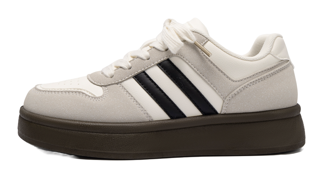 HUANQIU Coverage Slip Resistant Lightweight Height Increasing Low top Skateboard Shoes Women's 