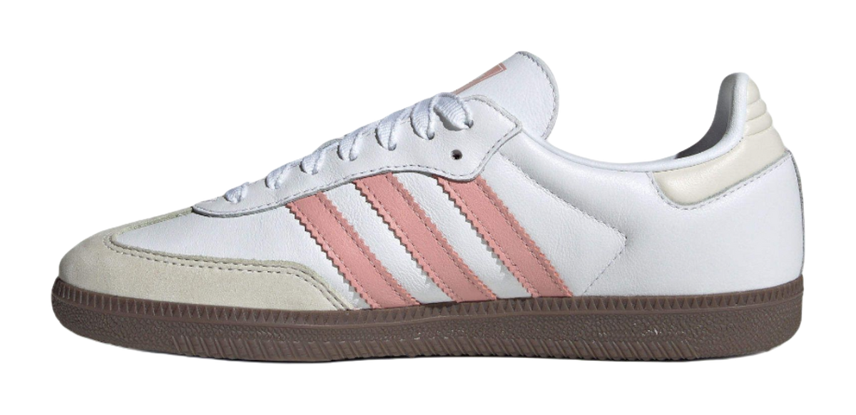 Samba Womens Adidas Originals Og White Wonder Mauve  vjsneaker.com