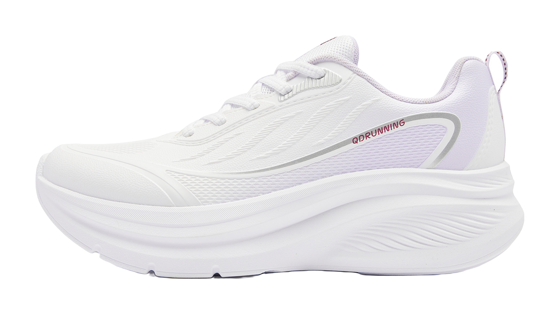 QIAODAN Running Shoes Women's Low top Jordan White/Cloud Purple 
