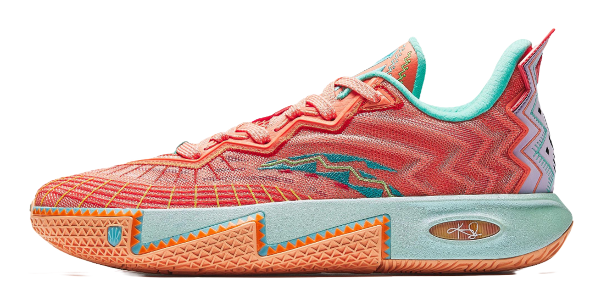 Anta KAI 2 "Sun" 112531111S-6 - Kyrie Irving Basketball Shoe Unisex Orange Blue