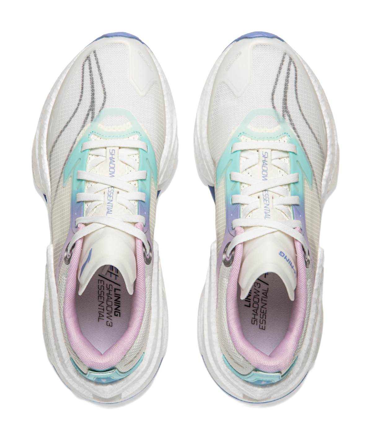 Li Ning Shadow 3 Essential Cushioning Abrasion Resistant Breathable Slip Resistant Low top Running Shoes Womens  VJsneaker