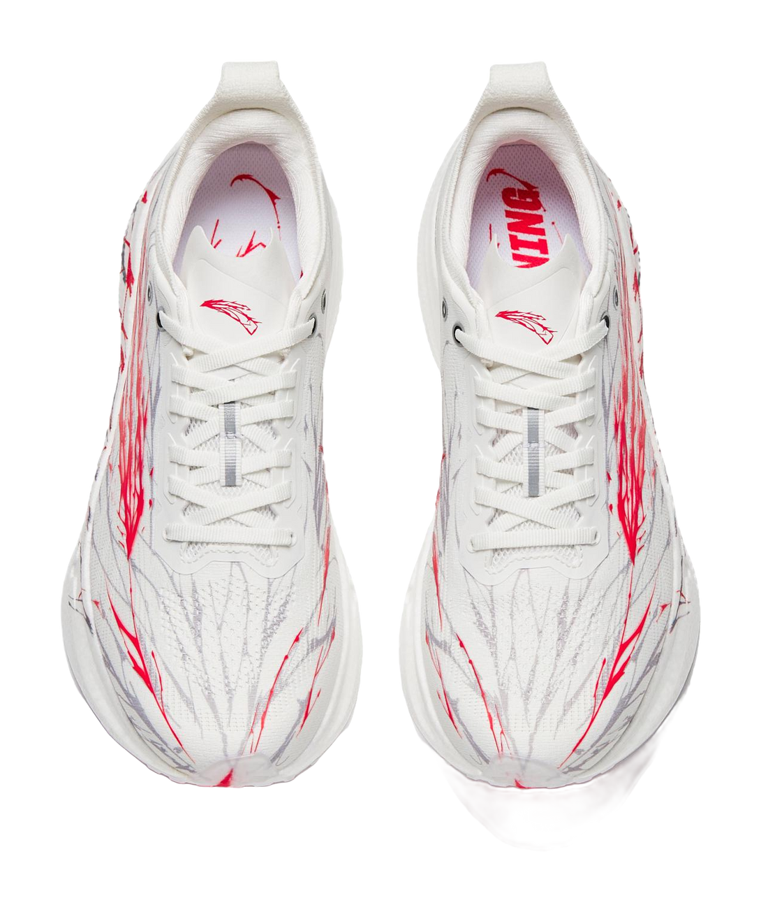 ANTA Mario 2 Running Shoes Men's Low top Papyrus White, Flame Red 