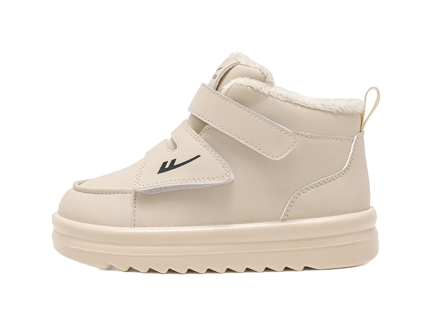 Warrior Power Fashion Plus Velvet Thick Anti Cold Cotton Boots Versatile Casual Snow Boots Wear resistant, Waterproof, Warm, High Help Children's Outdoor Shoes  VJSNEAKER