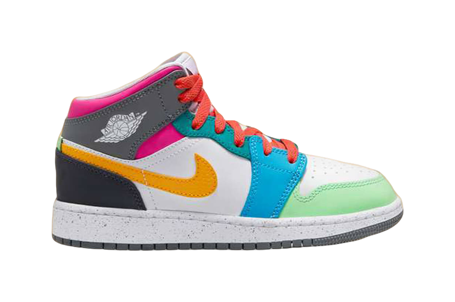 Air Jordan 1 Mid SE GS Multi-Color  vjsneaker.com