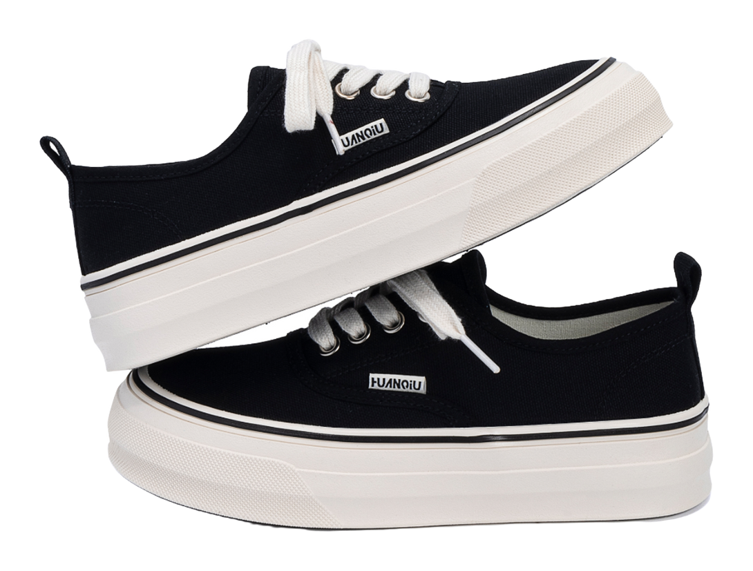 HUANQIU Lightweight Balance Low Top Canvas Shoes Women's 