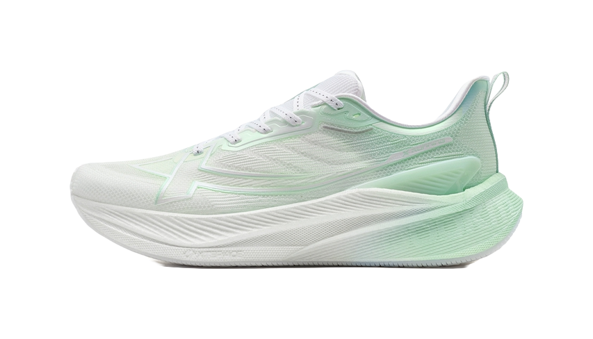 XTEP 2000km 3.0 Running Shoes Women's Low top Classic White, Electronic Pink Green 