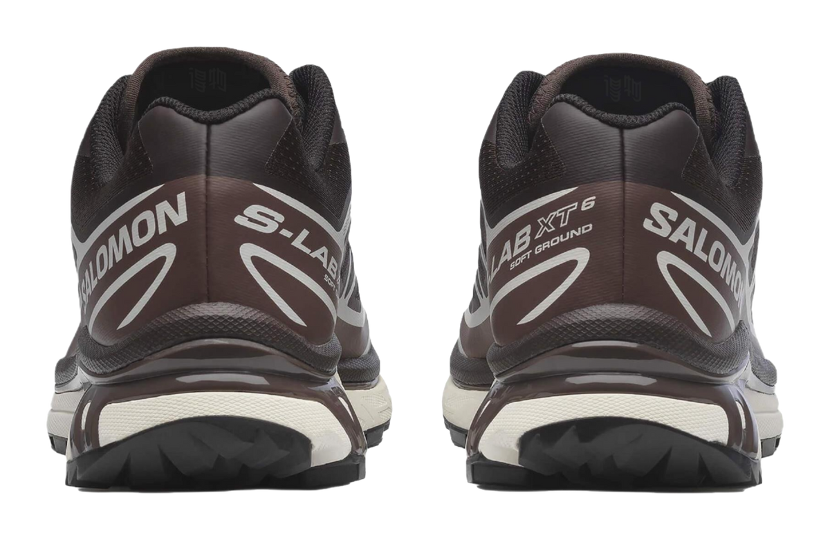 SALOMON XT 6 Cushioning Coverage Support Lightweight Running Shoes Mens Coffee Brown  vjsneaker.com