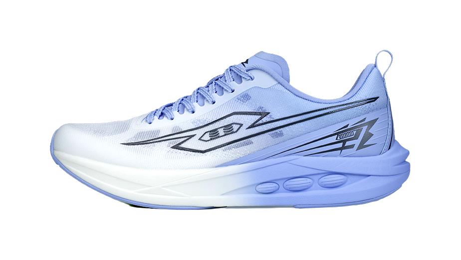 TANSHEZHE Slip Resistant, Abrasion Resistant, Rebound Resistant Low top Training Running Shoes Unisex White Blue 