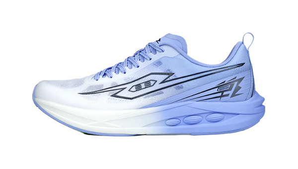 TANSHEZHE Slip Resistant, Abrasion Resistant, Rebound Resistant Low top Training Running Shoes Unisex White Blue 