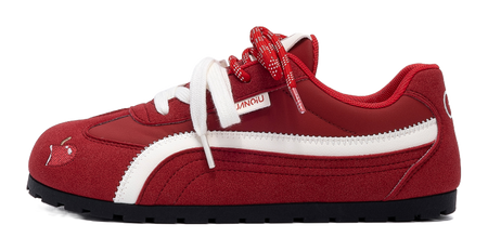 HUANQIU Synthetic Leather Coverage Height Increasing Abrasion Resistant Lightweight Low top Casual Shoes Womens  VJSNEAKER