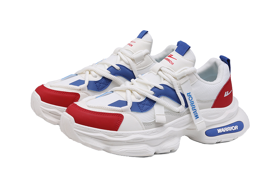 Warrior Breathable And Lightweight Low top Chunky Sneakers Mens  vjsneaker.com